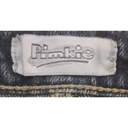 Jupe longue en jean Pimkie évasée bleu délavé – Taille 34 vintage Y2K