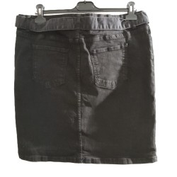 Jupe en jean noire Janina taille 44 avec ceinture – Très bon état