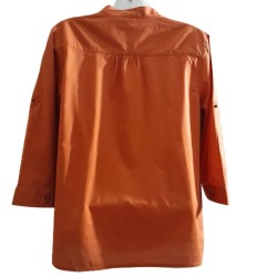 Blouse tunique orange s.Oliver 100% coton – Taille 42