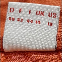 Blouse tunique orange s.Oliver 100% coton – Taille 42