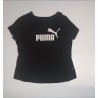 T-shirt Puma Femme Noir Taille 46 – Logo Blanc