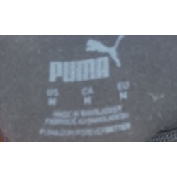 Débardeur crop top noir Puma femme taille M | Fripencia