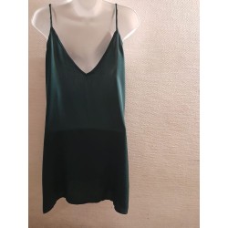 Débardeur fluide vert sapin Shein femme taille 38 | Fripencia