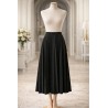 Jupe midi plissée noire Stradivarius taille S femme
