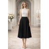 Jupe midi plissée noire Stradivarius taille S femme