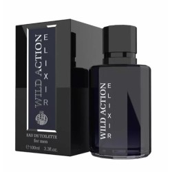 Wild Action Elixir Real Time – EDT Homme 100 ml | Aromatique boisé