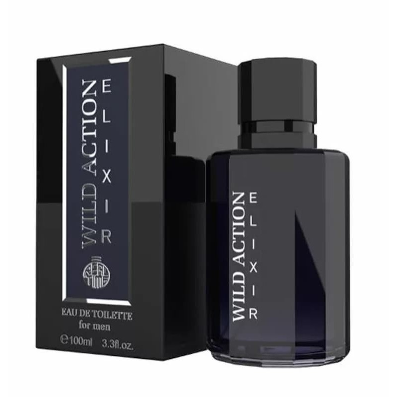 Wild Action Elixir Real Time – EDT Homme 100 ml | Aromatique boisé