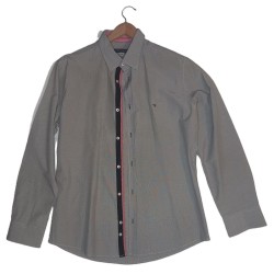 Chemise Tommy Hilfiger Slim Fit XL 43/44 Homme Gris Clair