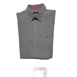 Chemise Tommy Hilfiger Slim Fit XL 43/44 Homme Gris Clair