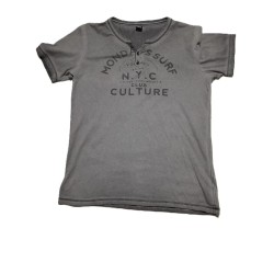 T-shirt S.Oliver gris délavé NYC Culture homme XXL XL | Fripencia
