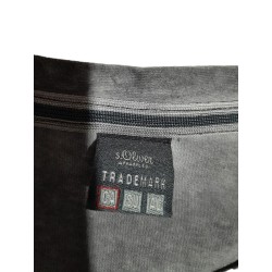 T-shirt S.Oliver gris délavé NYC Culture homme XXL XL | Fripencia