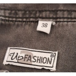 Chemise grise Up2Fashion femme – Taille 38 (M)