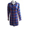 Robe chemise à carreaux femme 100% coton – Taille M | Fripencia
