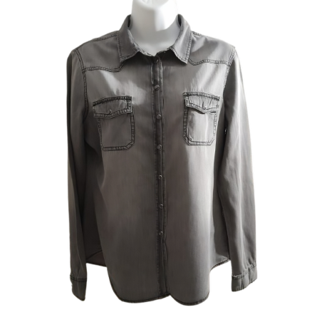Chemise grise Up2Fashion femme – Taille 38 (M)