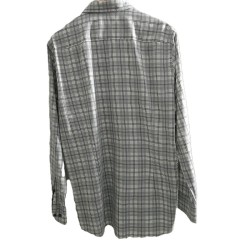 Chemise Homme Bugatti à Carreaux Gris XL 43/44 | 100% Coton