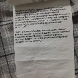Chemise Homme Bugatti à Carreaux Gris XL 43/44 | 100% Coton