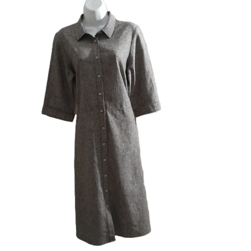 Robe chemise OPUS WUTA en lin et coton – Taille 38 | Fripencia