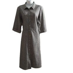Robe chemise OPUS WUTA en lin et coton – Taille 38 | Fripencia