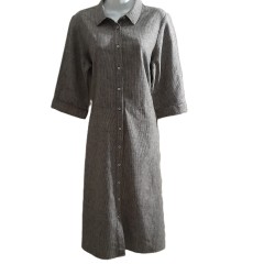Robe chemise OPUS WUTA en lin et coton – Taille 38 | Fripencia