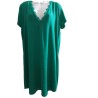 Robe verte OBJECT taille 40 – Robe fluide viscose avec dentelle