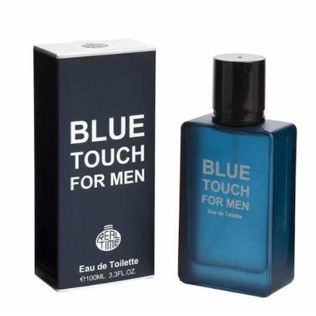 Blue Touch Real Time Eau de Toilette Homme 100 ml – Parfum Frais et Élégant